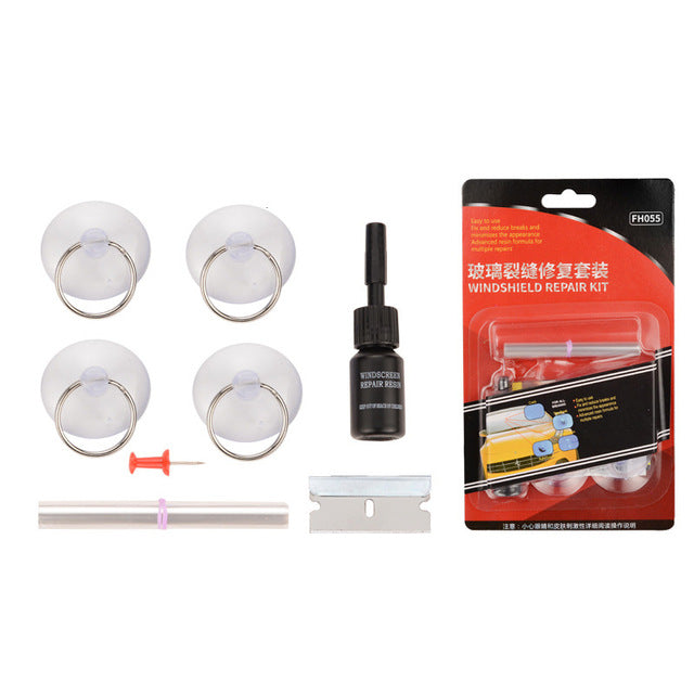 Rovtop Auto FAI DA TE Kit di Riparazione del Parabrezza di Vetro Parabrezza Ripristinare Riparazione di Strumenti Set Grande Chip Crack Riparazione Car Kit Auto Z2